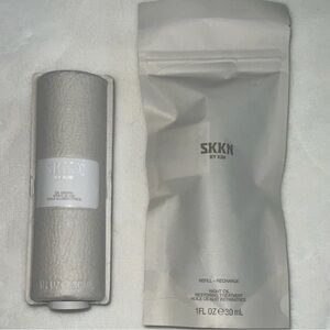 SKKN By Kim Vitamin C Glow 1oz & Night Oil Restoring Treatment Refill 1 fl oz